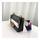 Gucci Queen Margaret Shoulder Bag 476542 Black/White