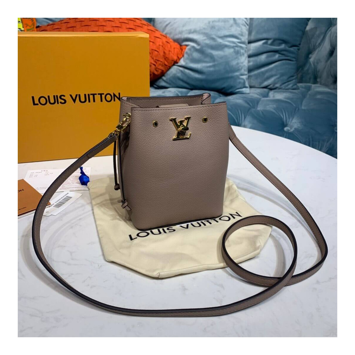 Louis Vuitton Nano Lockme Bucket M68709