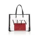 Valentino Garavani Grande Plage Small PVC &amp; Leather Tote Bag 9006