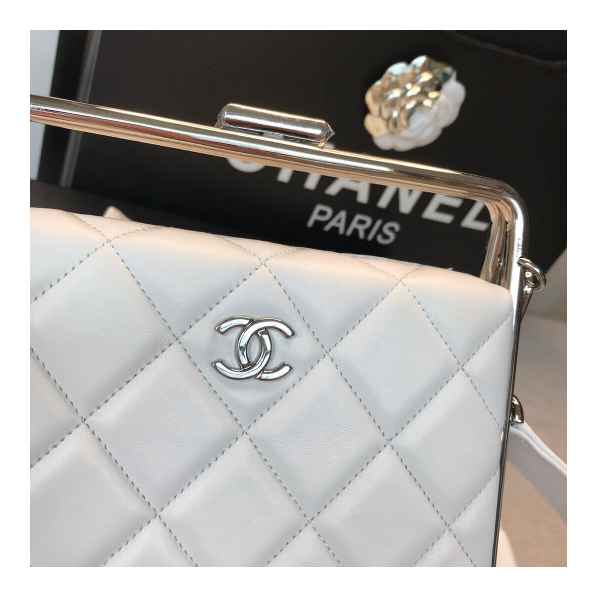 Chanel Lambskin Clutch AS1732