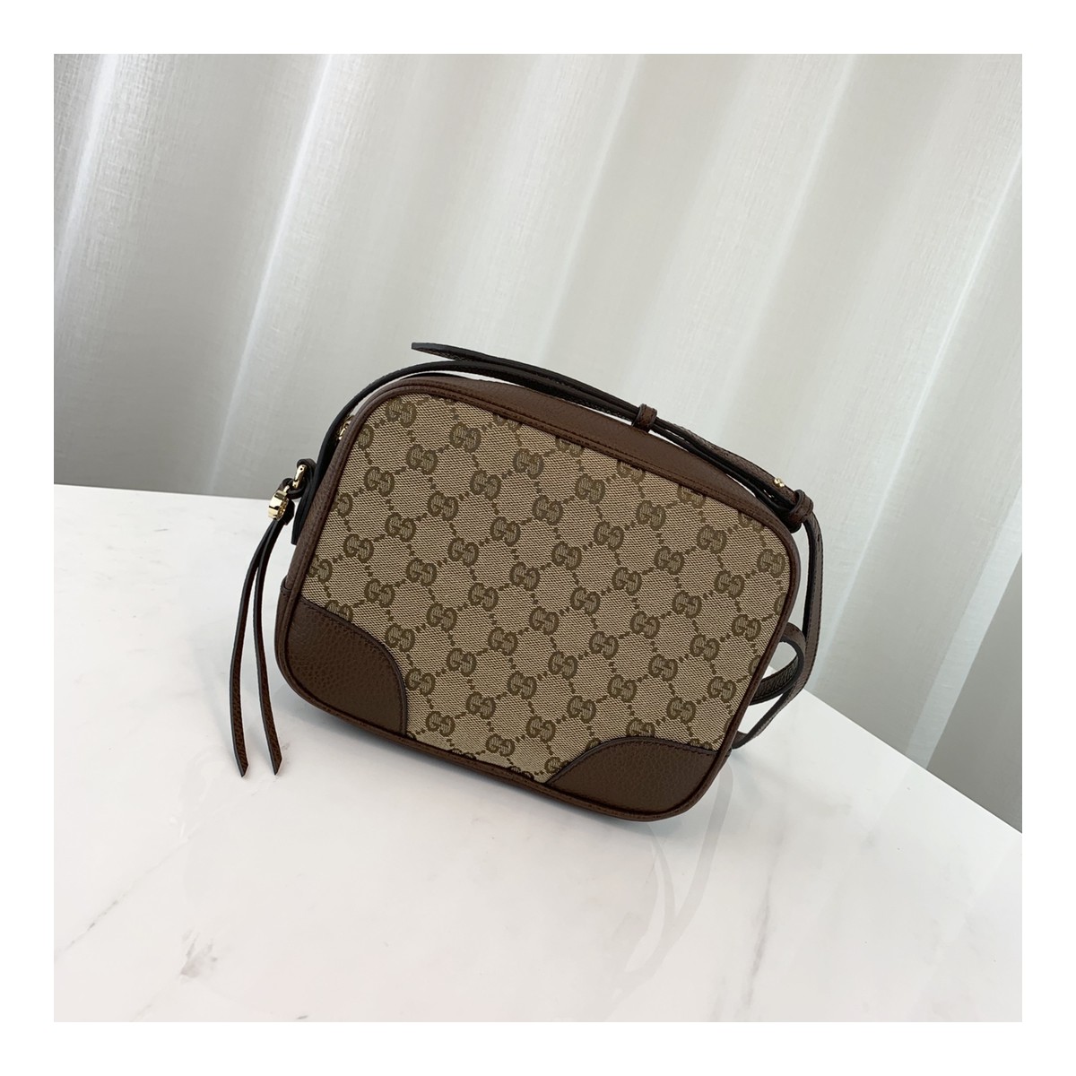 Gucci Bree Original GG Canvas Mini Messenger Bag 387360