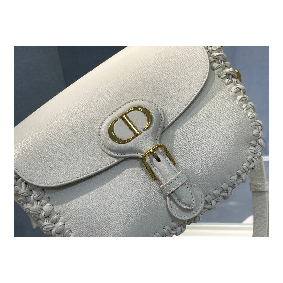 Dior Medium Bobby Bag with Whipstitched Seams M9319