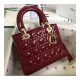 Christian Dior Patent Calfskin Lady Dior Bag M0565