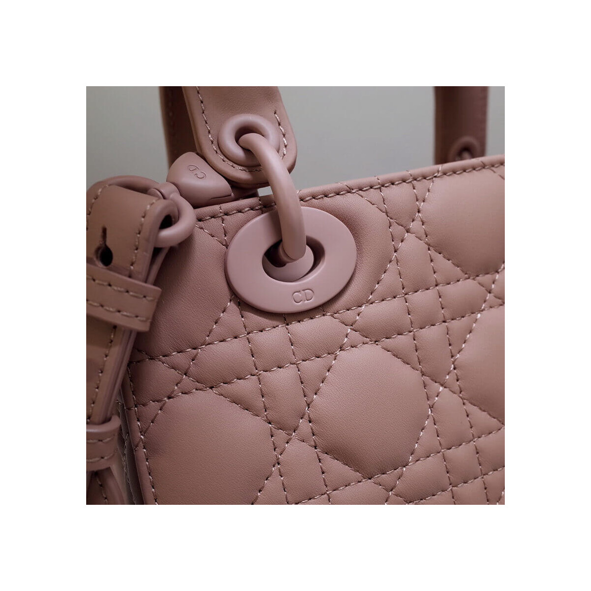 Lady Dior My ABCDior Bag in Ultramatte Cannage Calfskin M0538