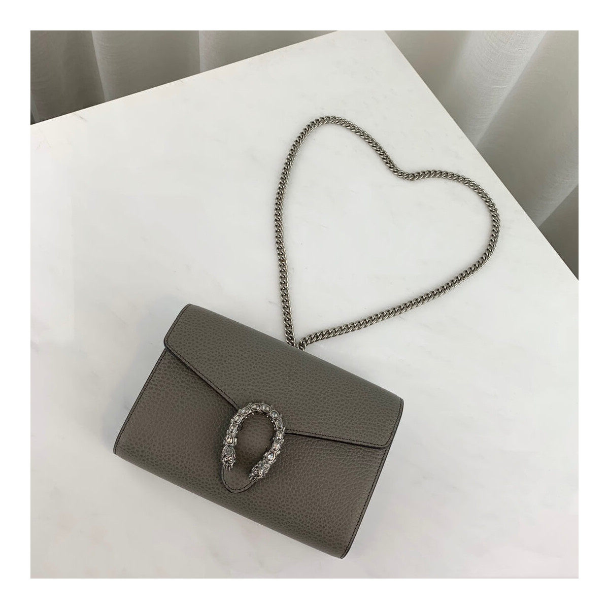 Gucci Dionysus Leather Mini Chain Bag 401231