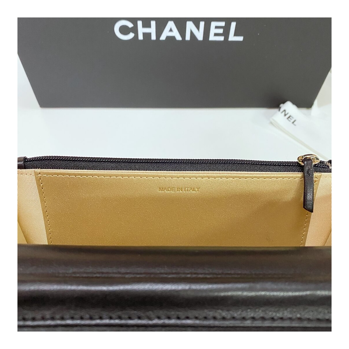 Chanel WOC With CC Details On Strap AP1450 in Lambskin