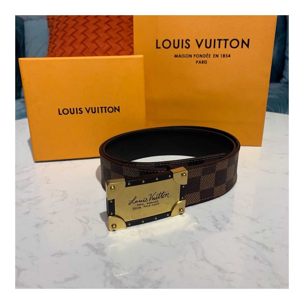 Louis Vuitton Neo Trunk 40mm Reversible Belt M0185U