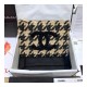 Chanel Tweed Pouch Clutch Bag AP0803