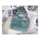 Christian Dior Velvet Mini Lady Dior Bag M505S