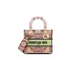 Dior Medium Lady D-Lite Bag Multicolor Lights Embroidery M0565