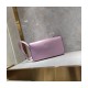 Celine Triomphe Shoulder Bag In Shiny Calfskin 194143 Lavender Grey