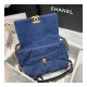 Chanel 19 Small Flap Bag AS1160 Denim