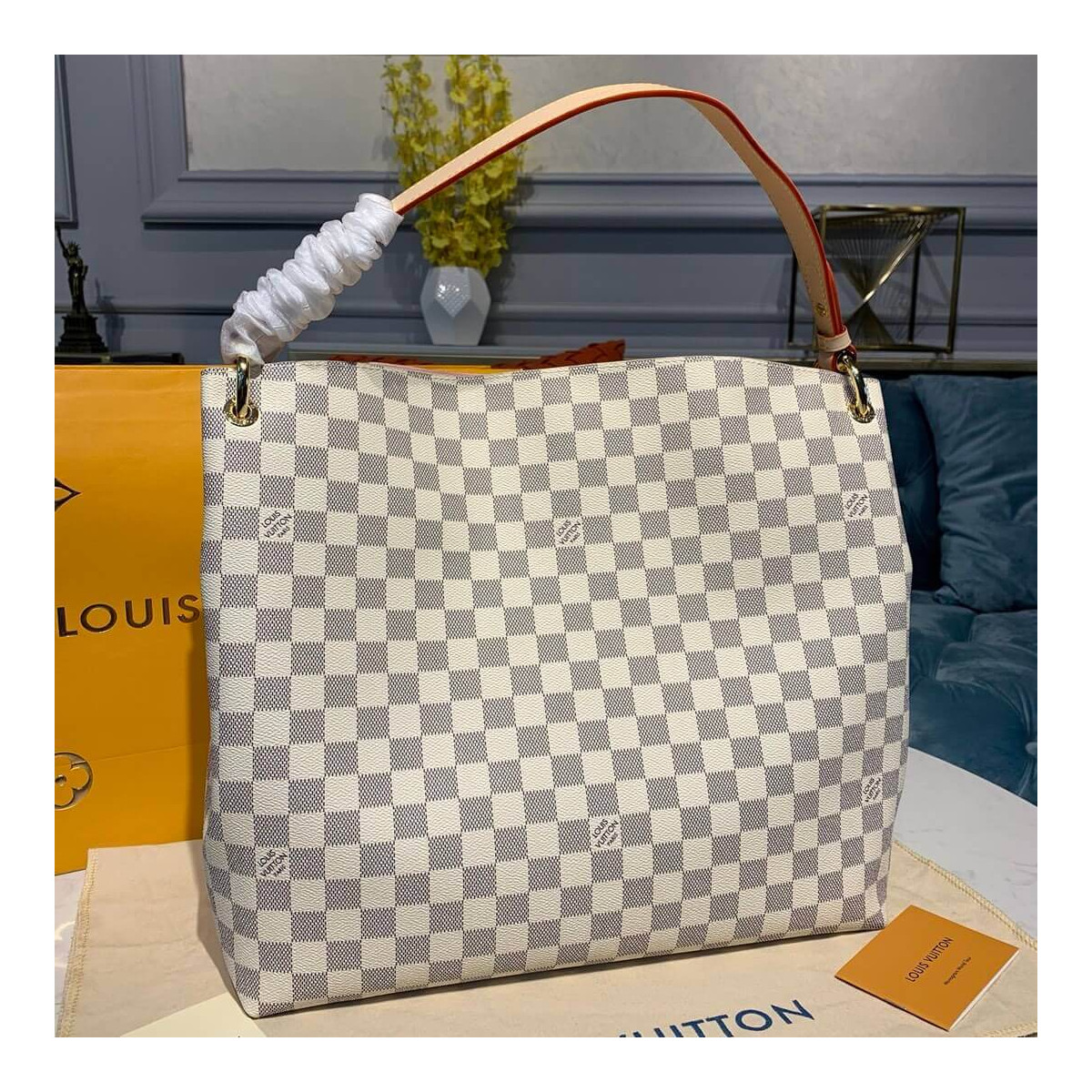 Louis Vuitton Damier Azur Canvas Graceful MM N42233