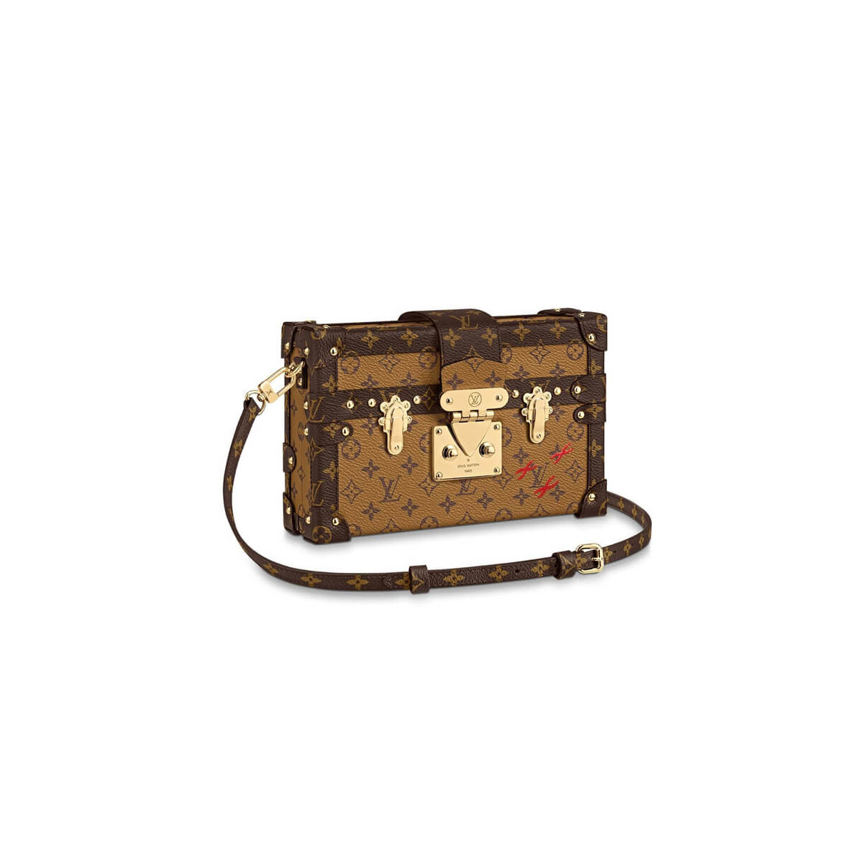 Louis Vuitton Monogram Reverse Canvas Petite Malle M44154