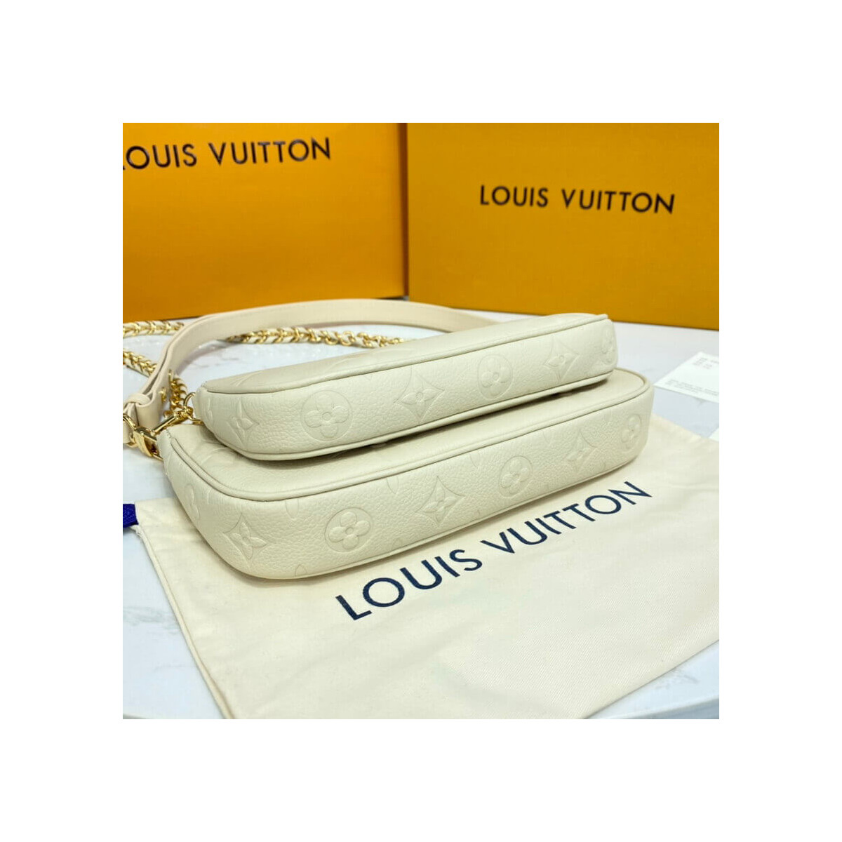 Louis Vuitton Monogram Empreinte Multi Pochette Accessoires M80447 M80399