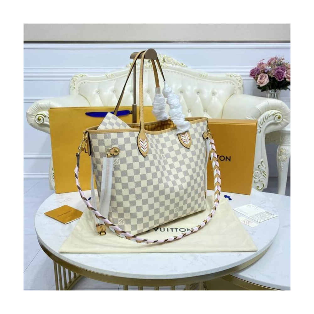 Louis Vuitton Damier Azur Neverfull MM N50047