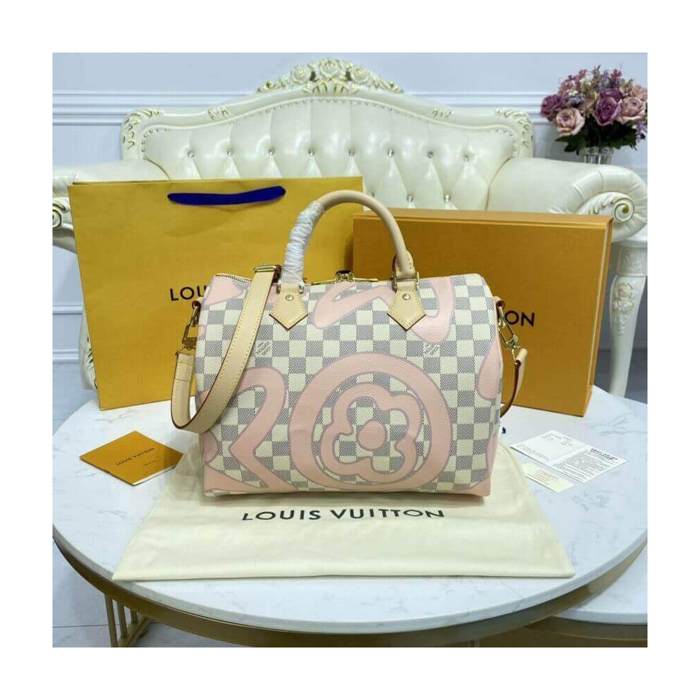 Louis Vuitton Damier Azur Speedy Bandouliere 30 N41052