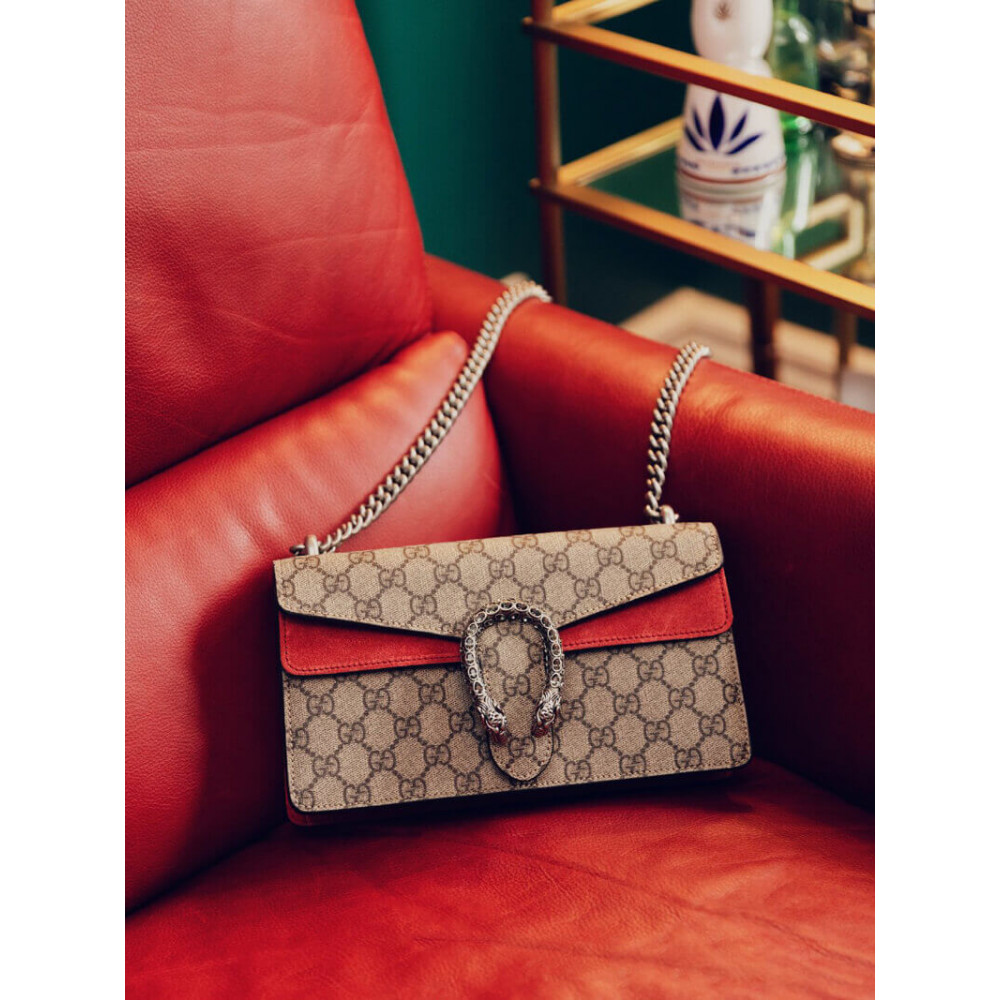 Gucci Dionysus GG Canvas Small Shoulder Bag 499623