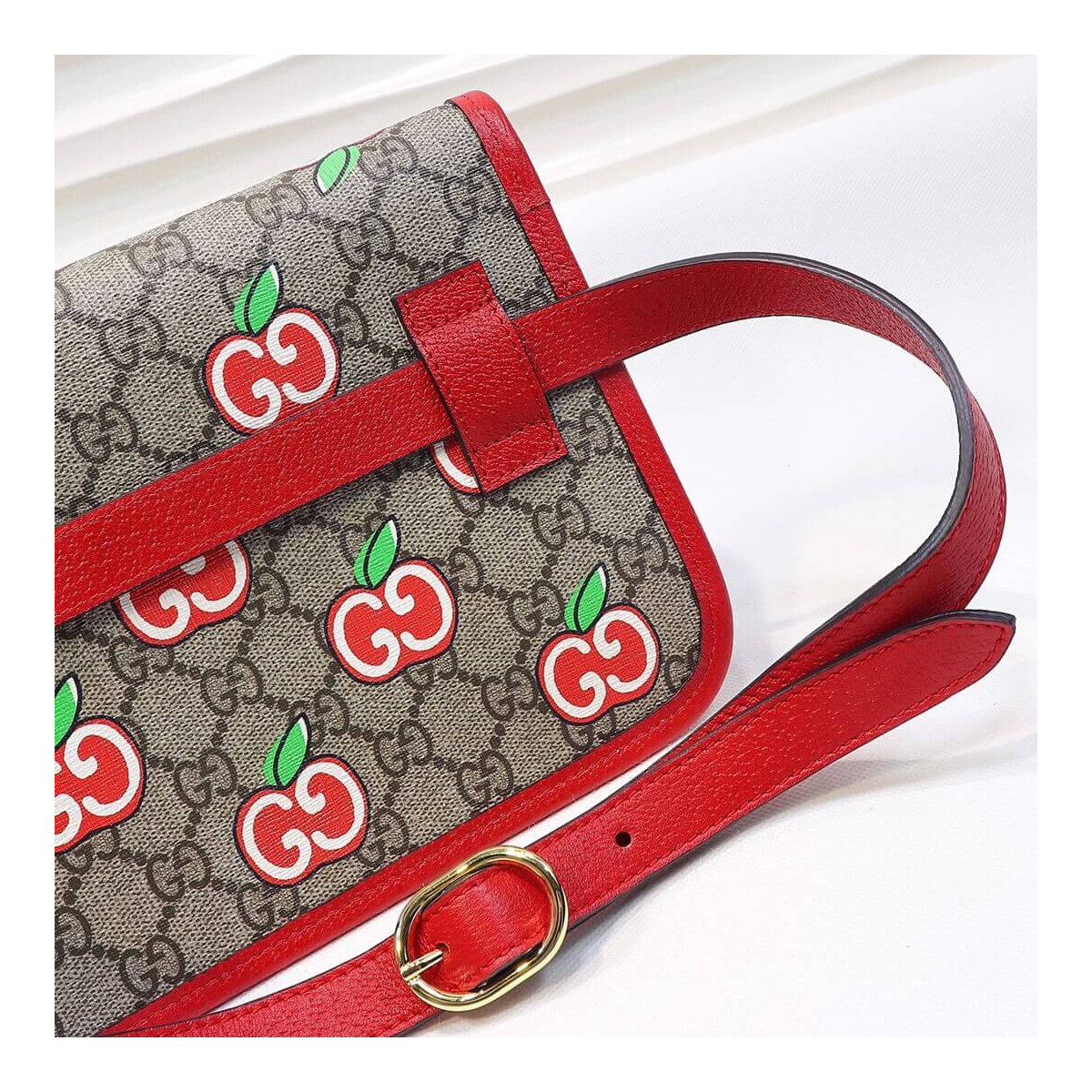 Gucci GG Apple Print Belt Bag 625233