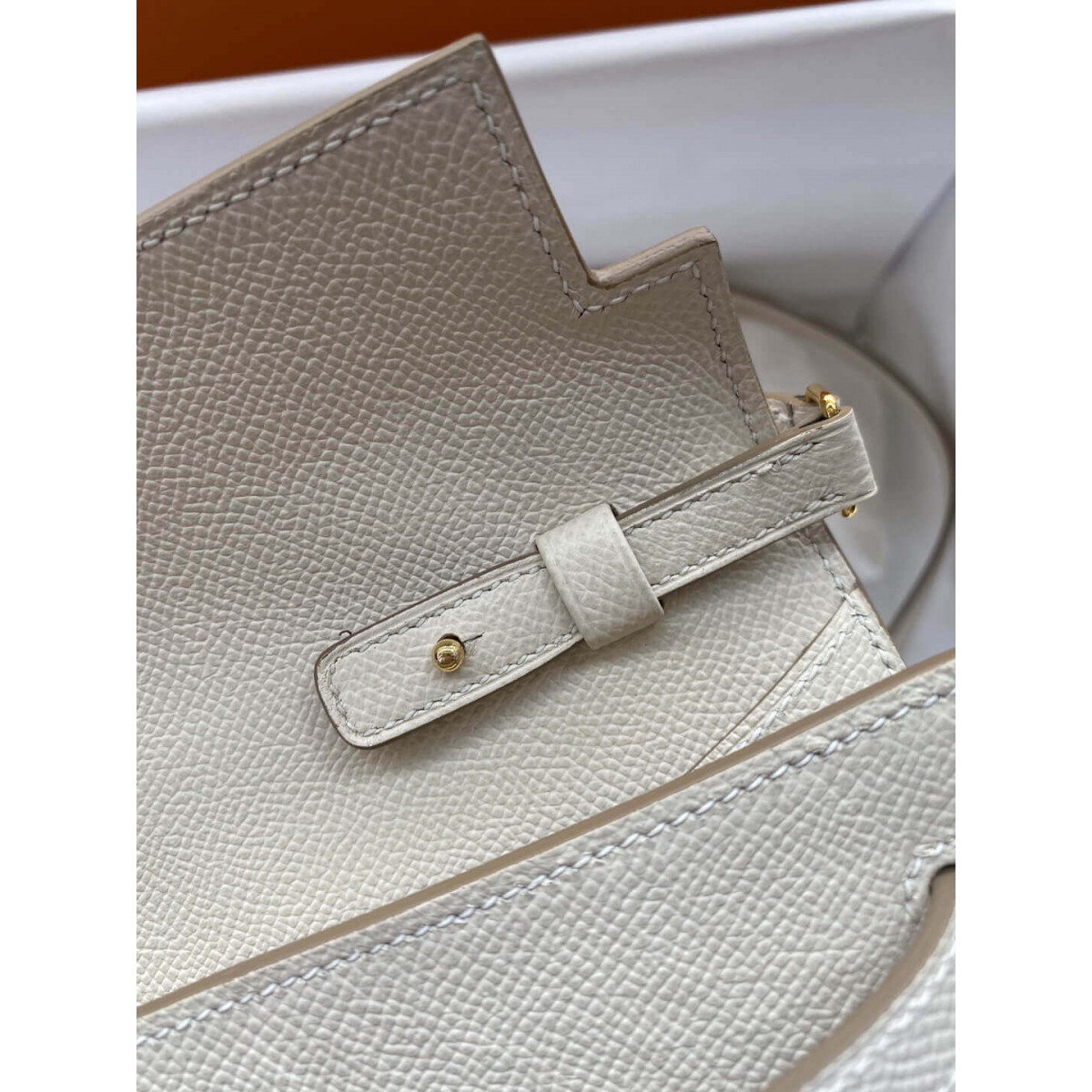 Hermes Kelly Wallet to Go Woc 499041 Off-White