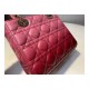 Lady Dior My ABCDior Bag in Strawberry Pink Gradient Cannage Lambskin M0538