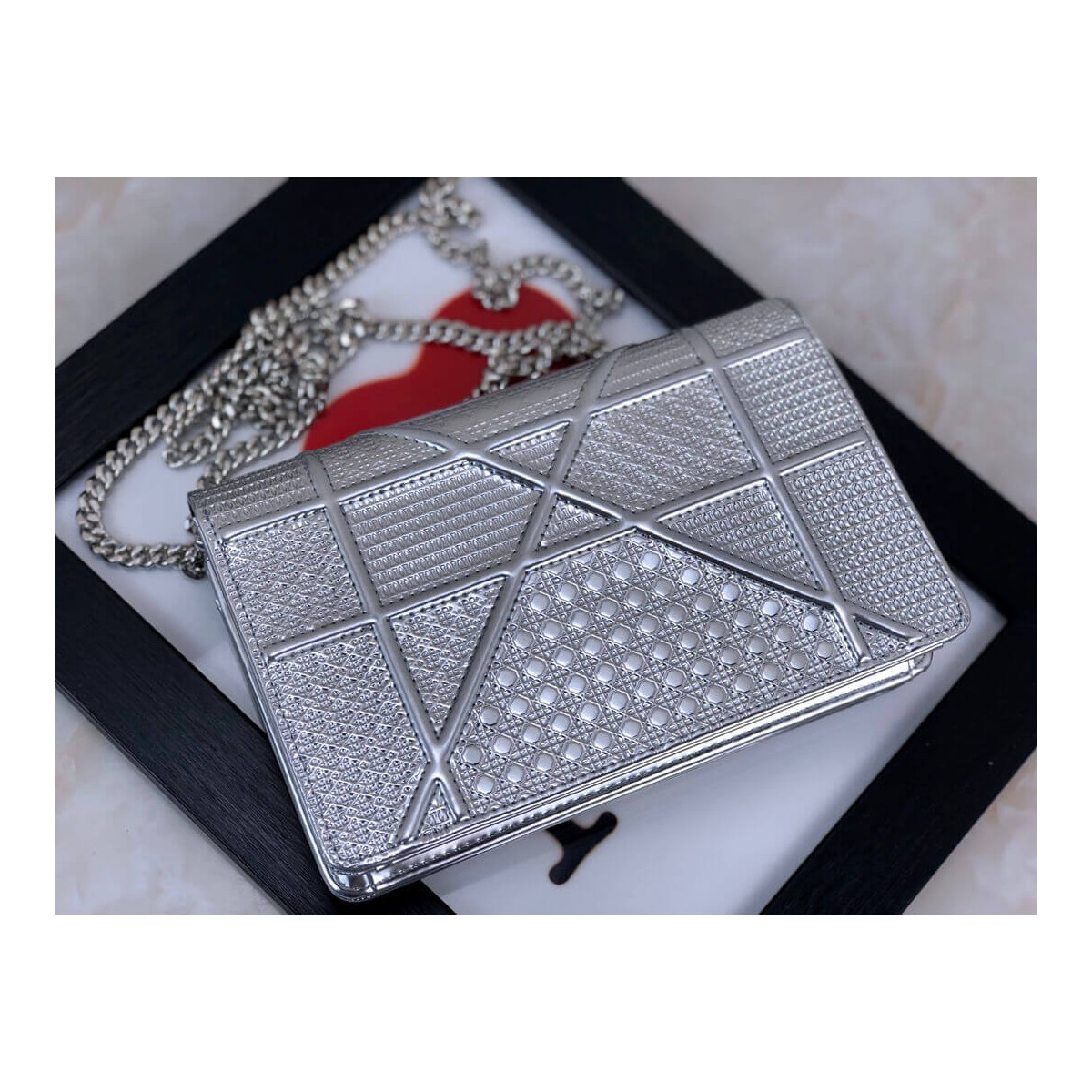 Dior Diorama Wallet on Chain Pochette Bag