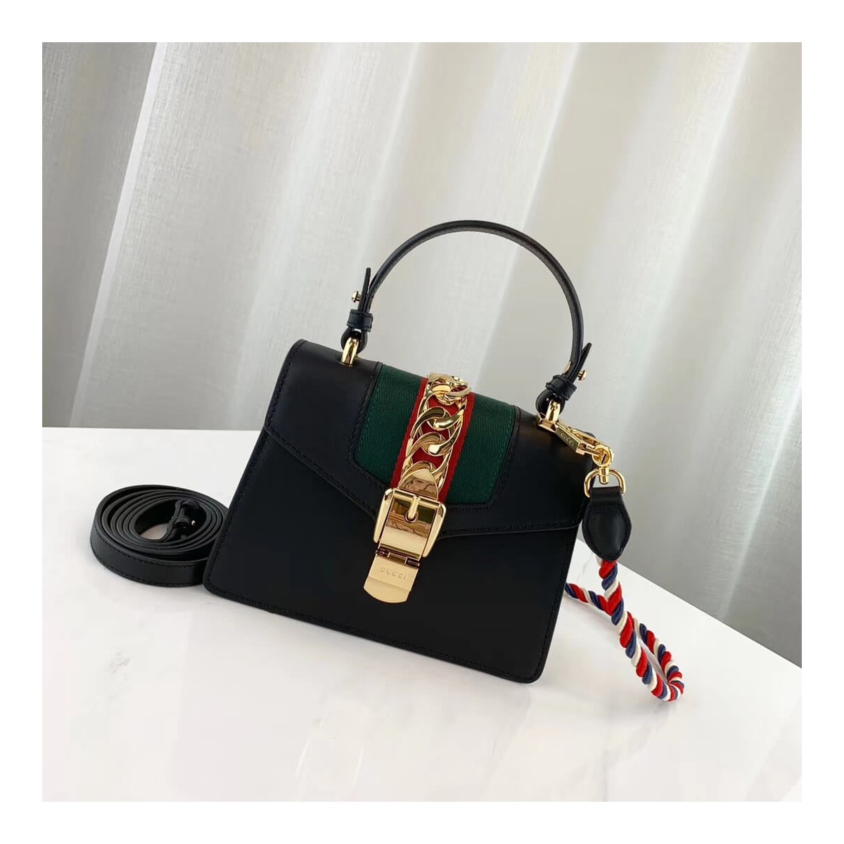 Gucci Sylvie Leather Mini Bag 470270