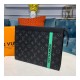 Louis Vuitton Monogram Eclipse Pochette Voyage MM M61692E