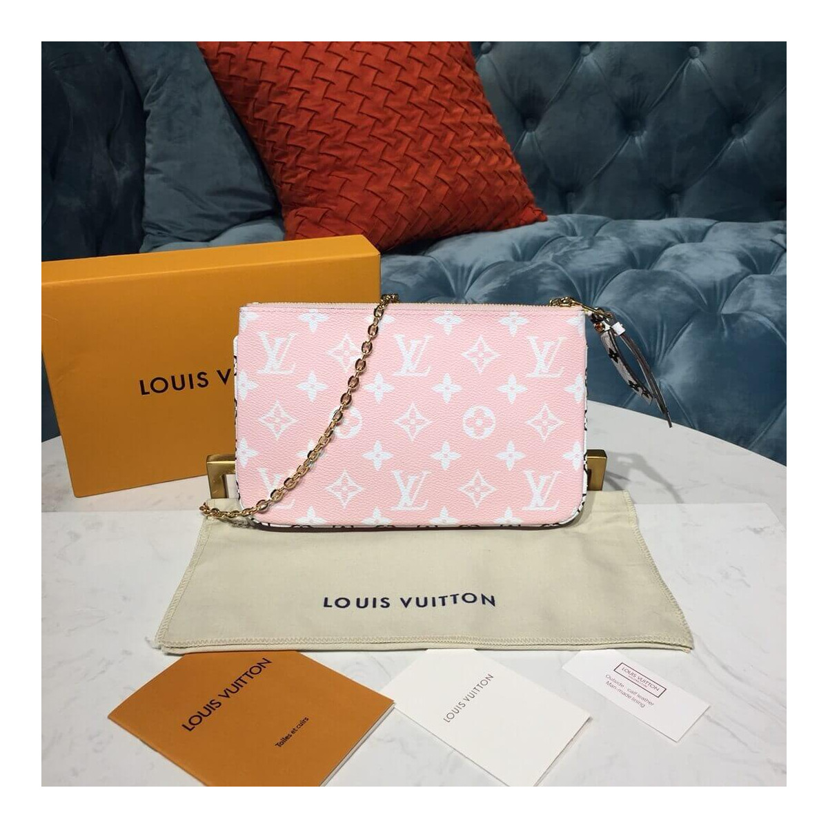 Louis Vuitton Double Zip Pochette M67561