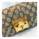 Gucci Padlock Small GG Bees Shoulder Bag 409487