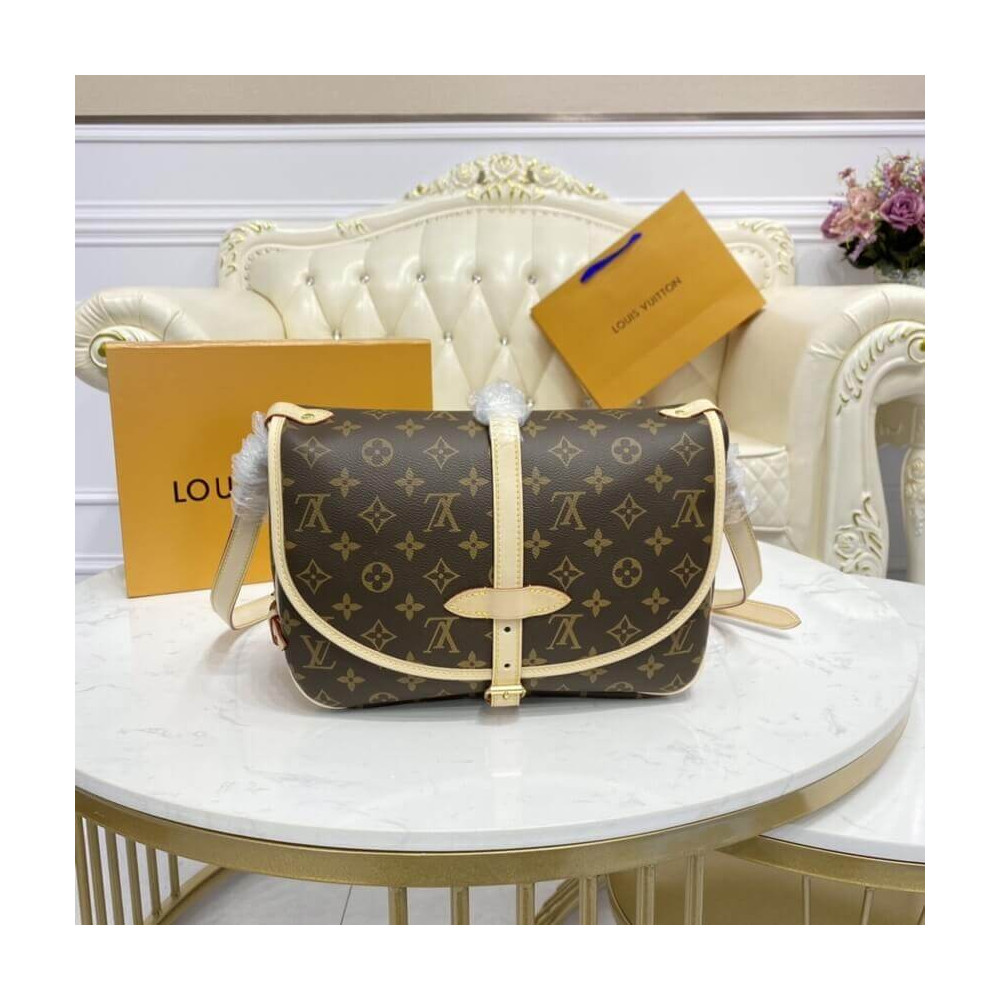 Louis Vuitton Monogram Canvas Saumur MM M40710