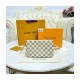 Louis Vuitton Damier Azur Double Zip Pochette N60460