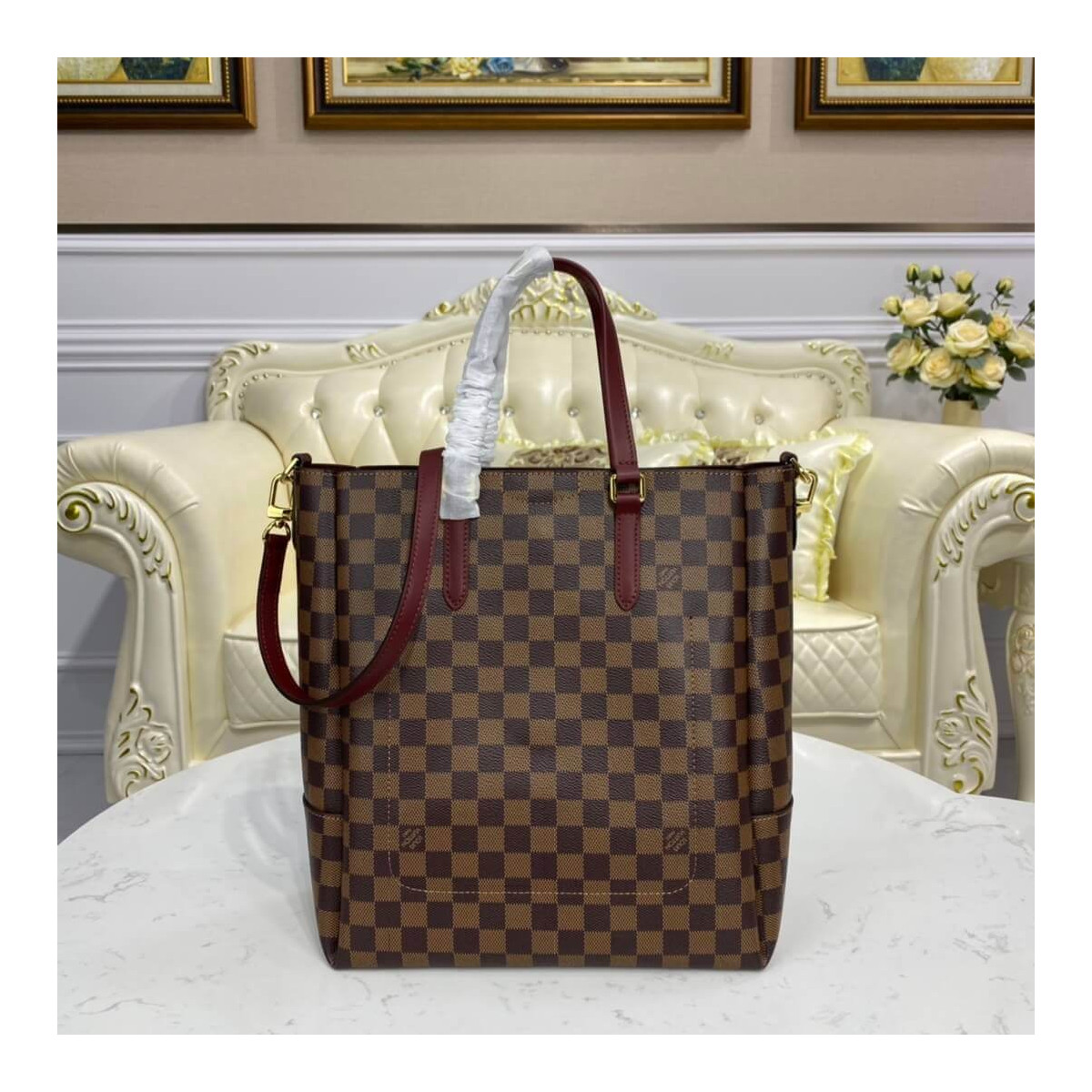 Louis Vuitton Damier Belmont MM N60293 N60294