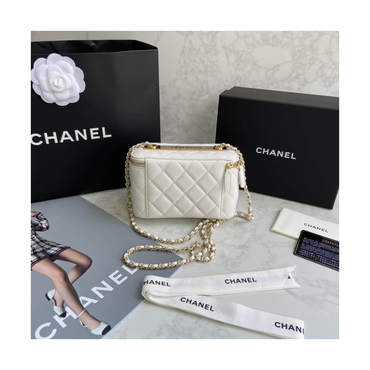 Chanel Mini Vanity Case With Chain AP1472