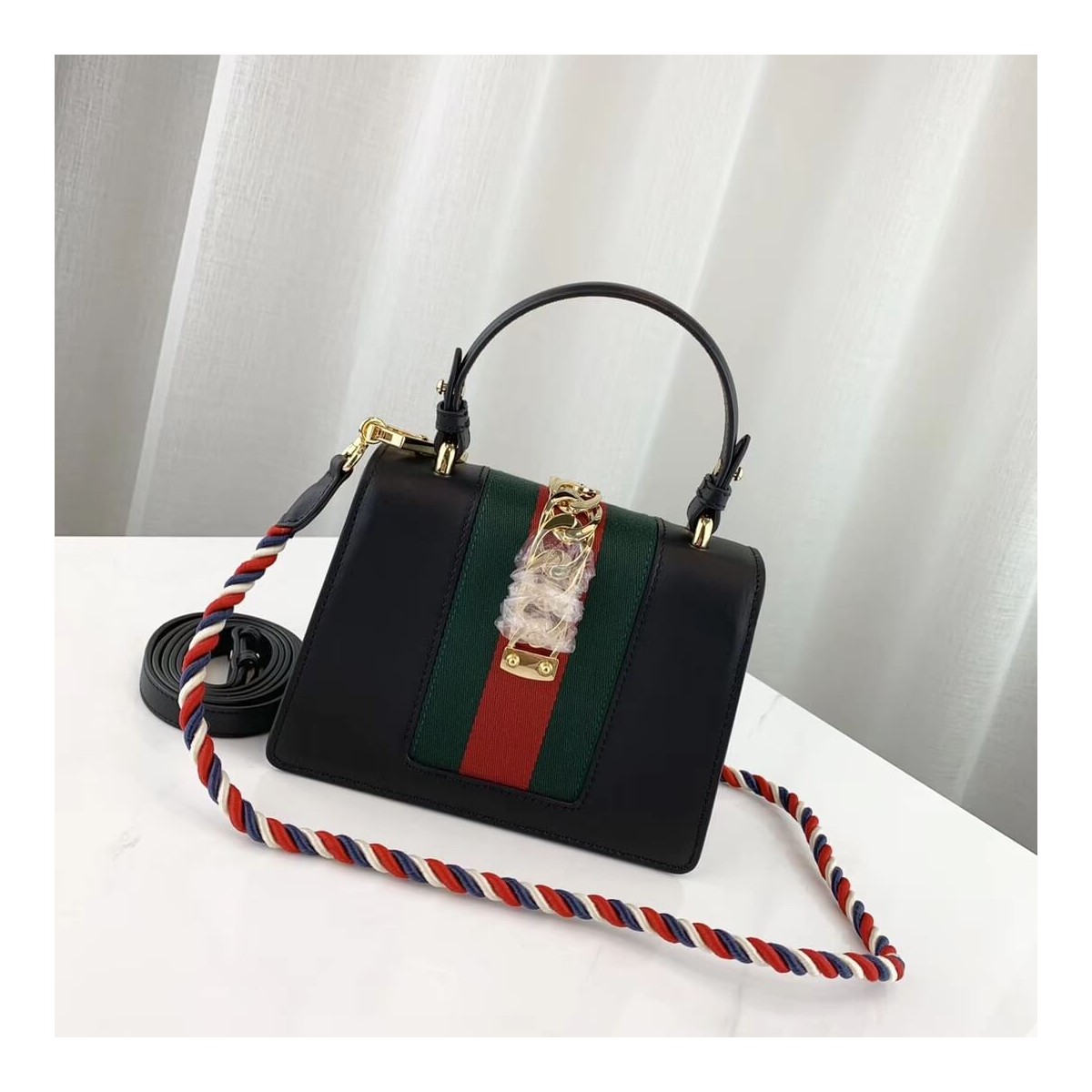 Gucci Sylvie Leather Mini Bag 470270