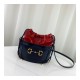 Gucci 1955 Horsebit Bucket Bag 602118 Blue/Red