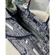 Dior Book Tote Blue Toile de Jouy Reverse Embroidery M1286