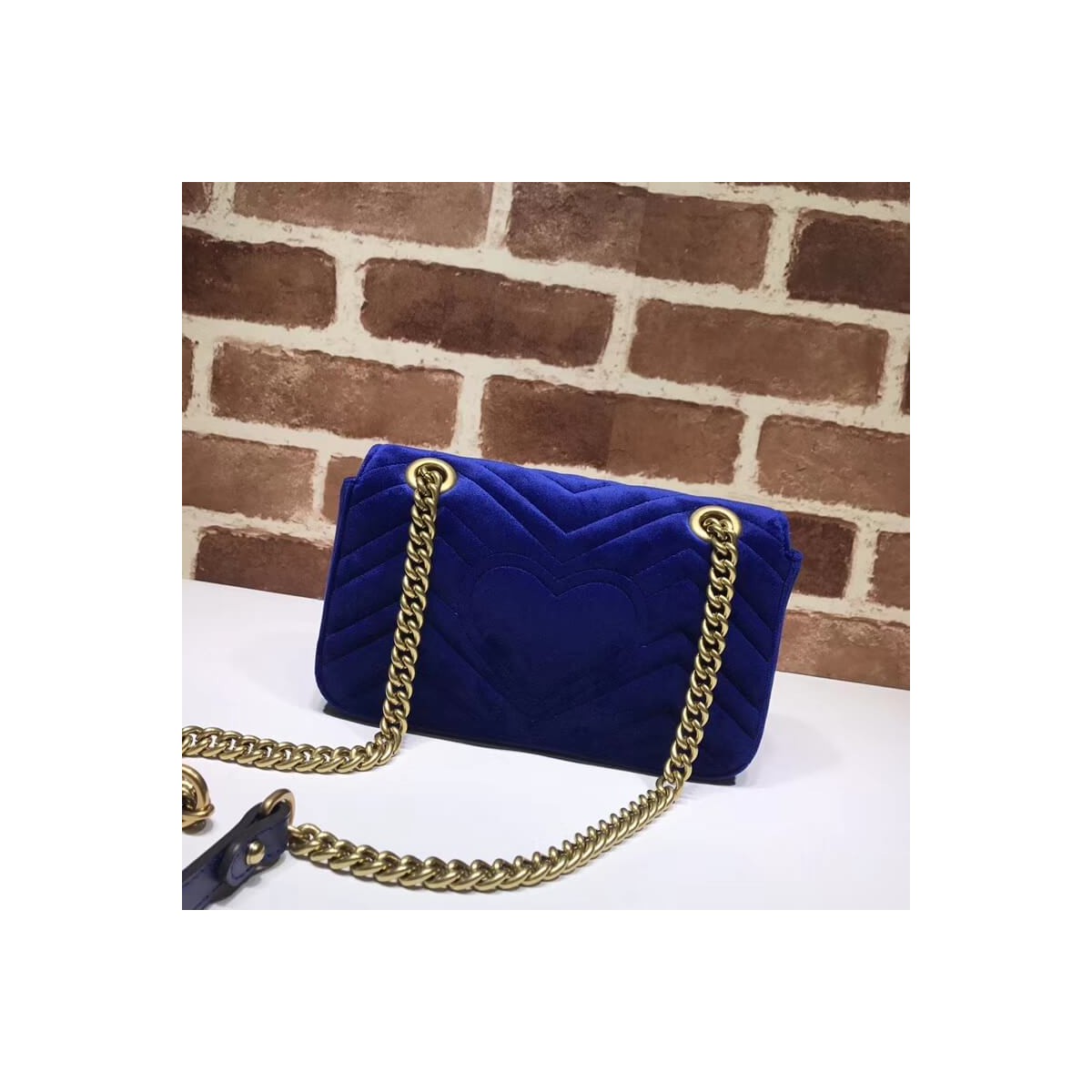 Gucci GG Marmont Velvet Shoulder Bag 446744