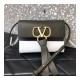 Valentino Garavani Mini Vring Smooth Calfskin And Buffalo Leather Shoulder Bag 0004