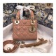 Christian Dior Patent Calfskin Mini Lady Dior Bag M0505