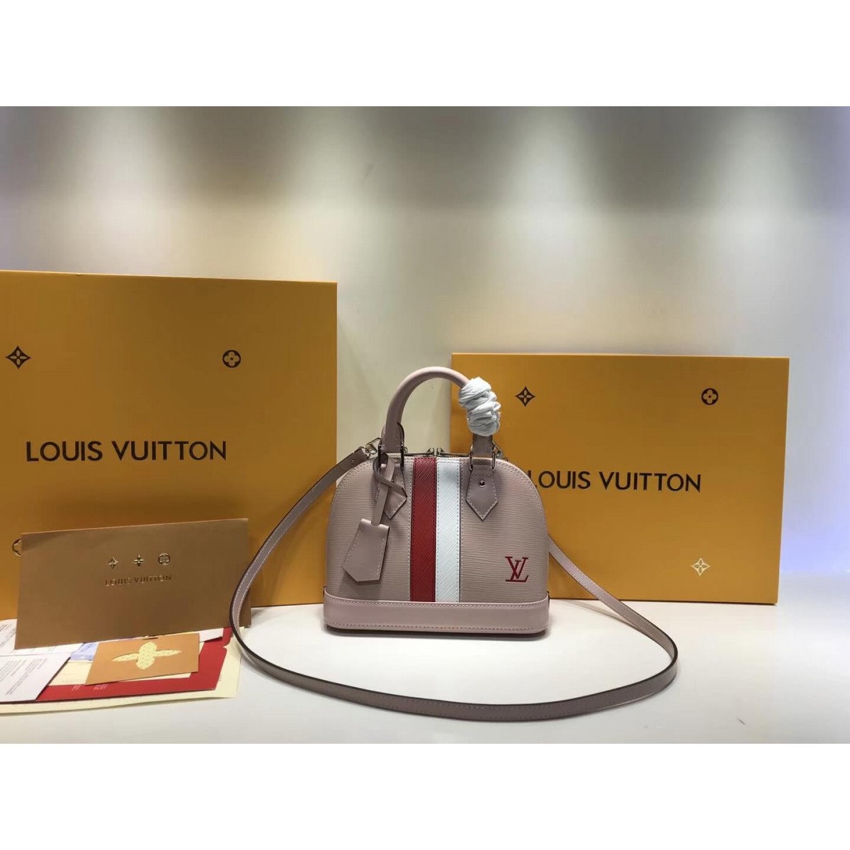 Louis Vuitton Epi Leather Alma BB M51963 M51961