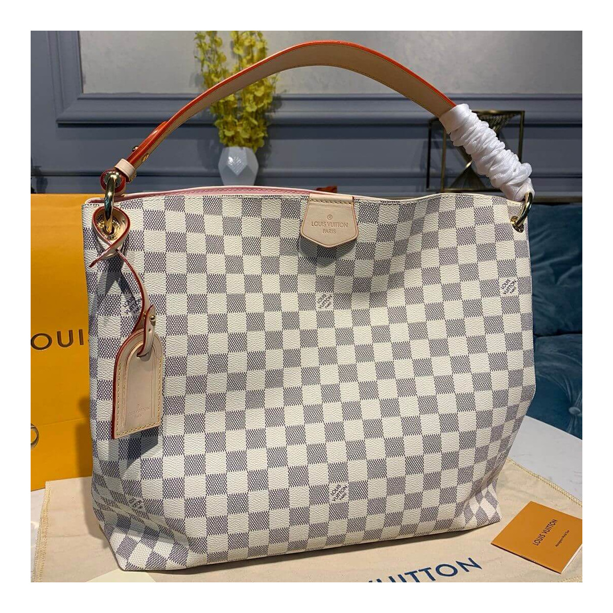 Louis Vuitton Damier Azur Canvas Graceful MM N42233