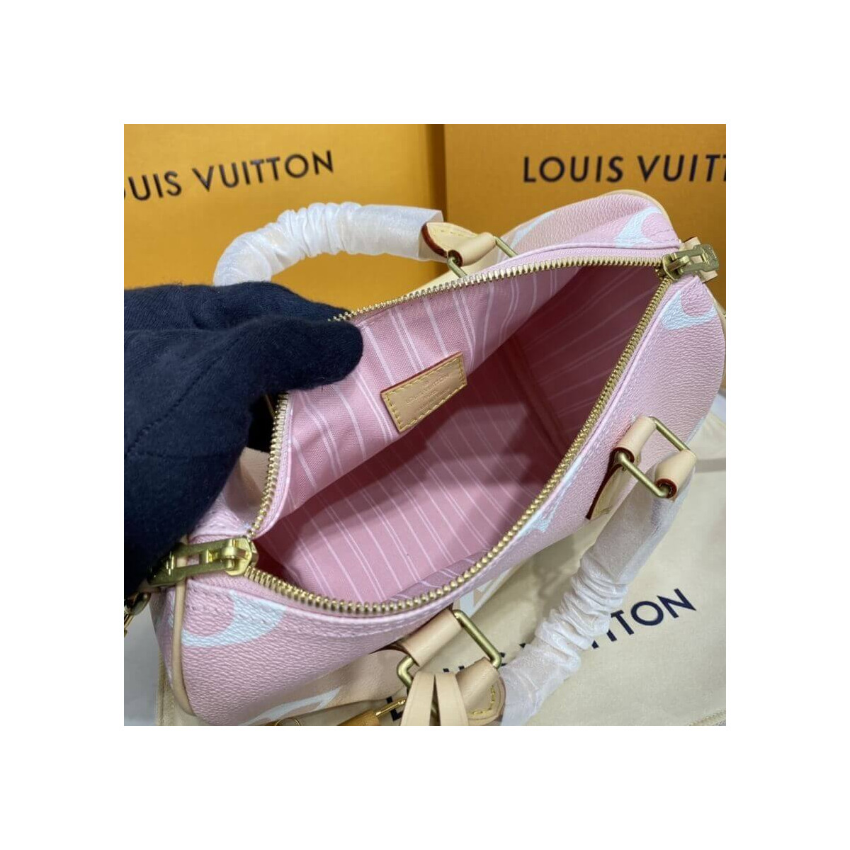 Louis Vuitton Speedy Bandouliere 25 M45722 M45724