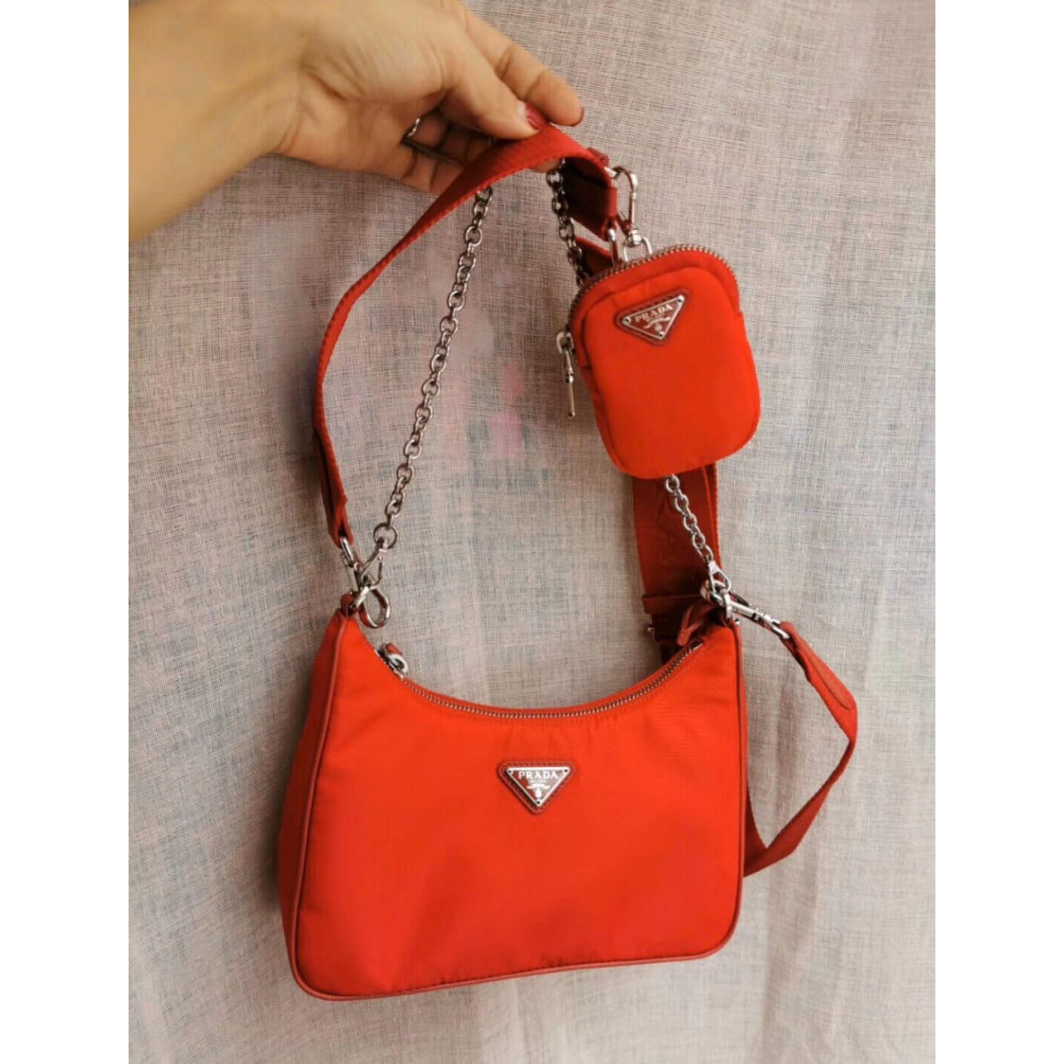 Prada Re-Edition Nylon Multi-Pochette Bag 1BH204