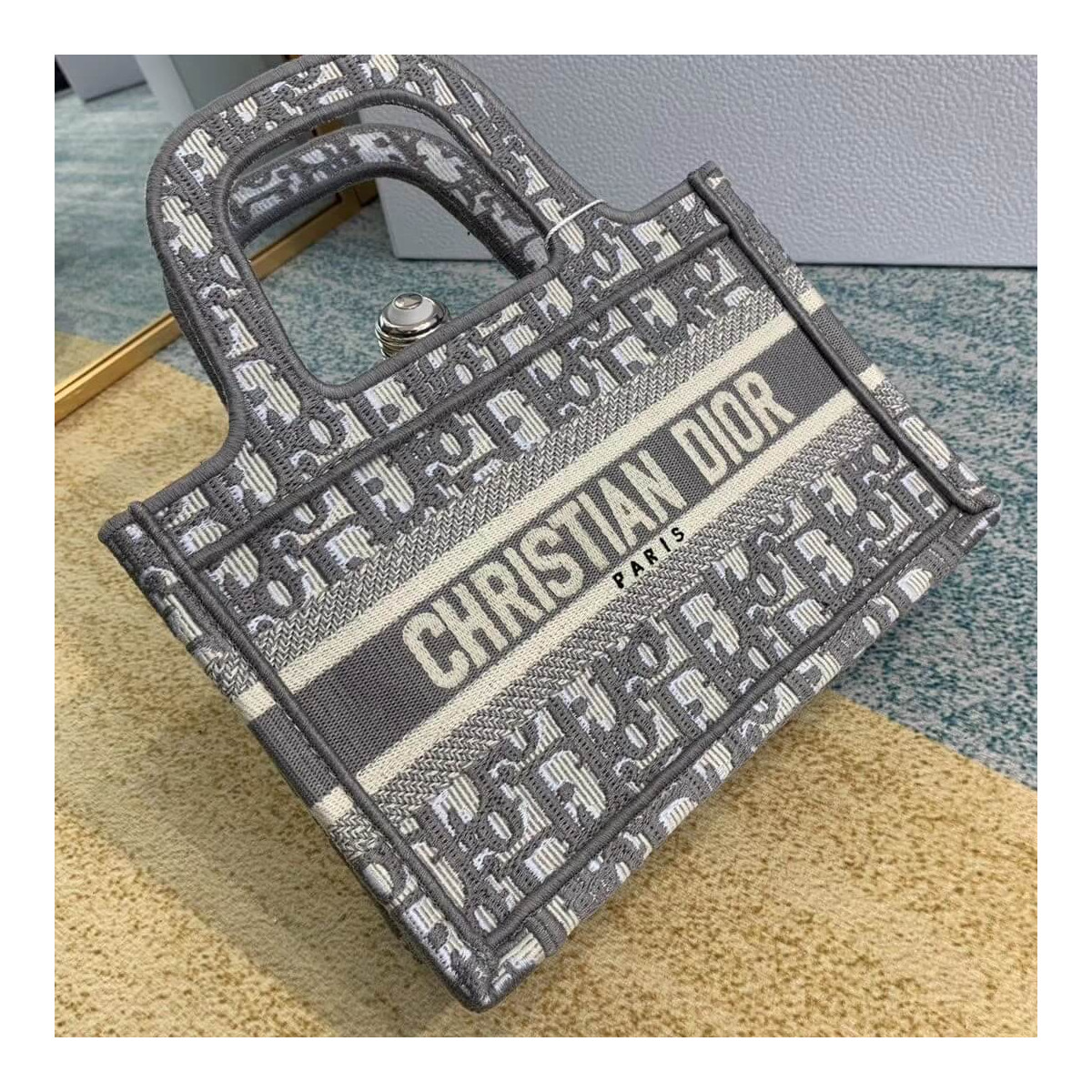 Christian Dior Oblique Mini Book Tote M1271