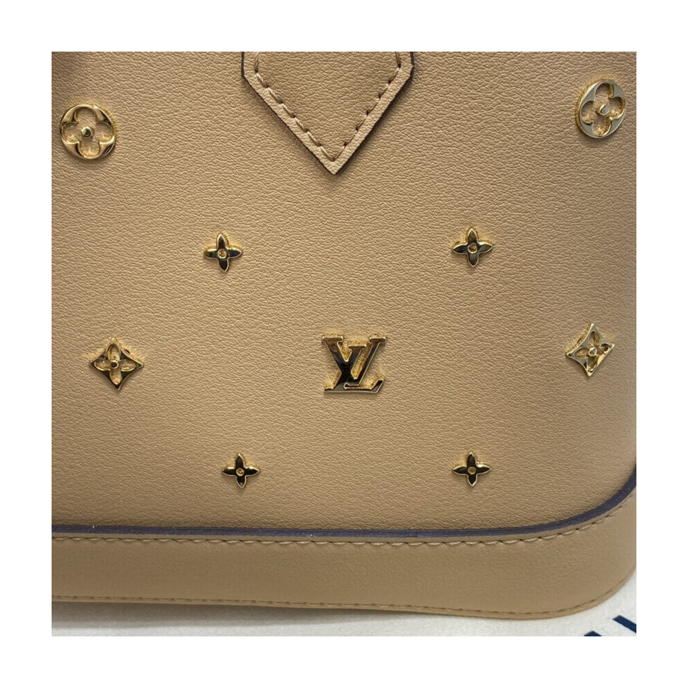 Louis Vuitton Alma BB Monogram Metal in Beige M58638