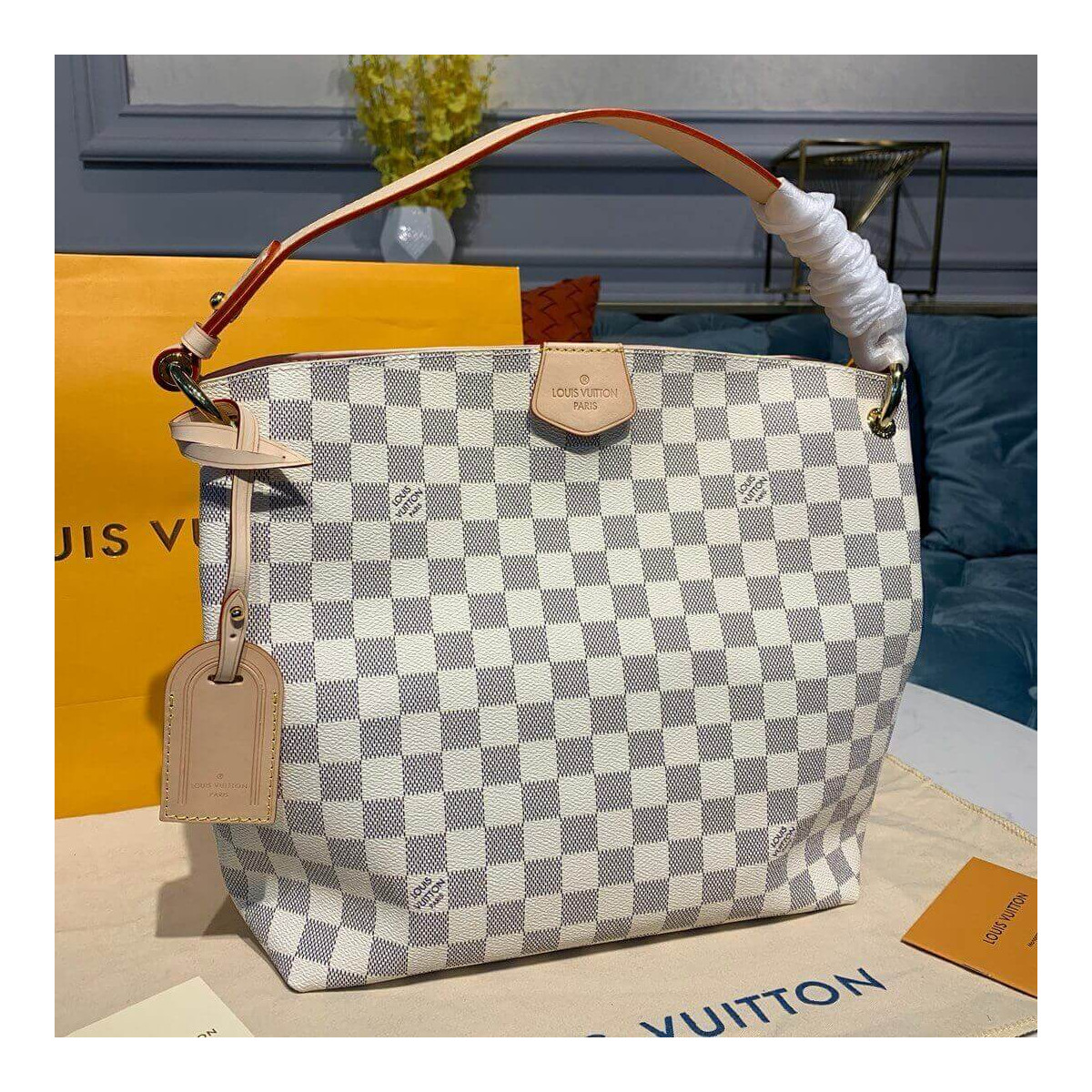 Louis Vuitton Damier Azur Canvas Graceful PM N42249