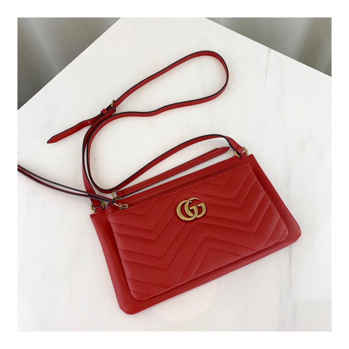 Gucci Marmont Matelasse Shoulder Bag 453878