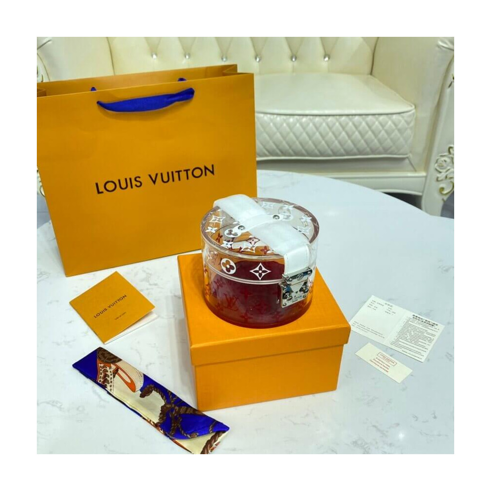 Louis Vuitton Plexiglass Scott Box Red GI0204