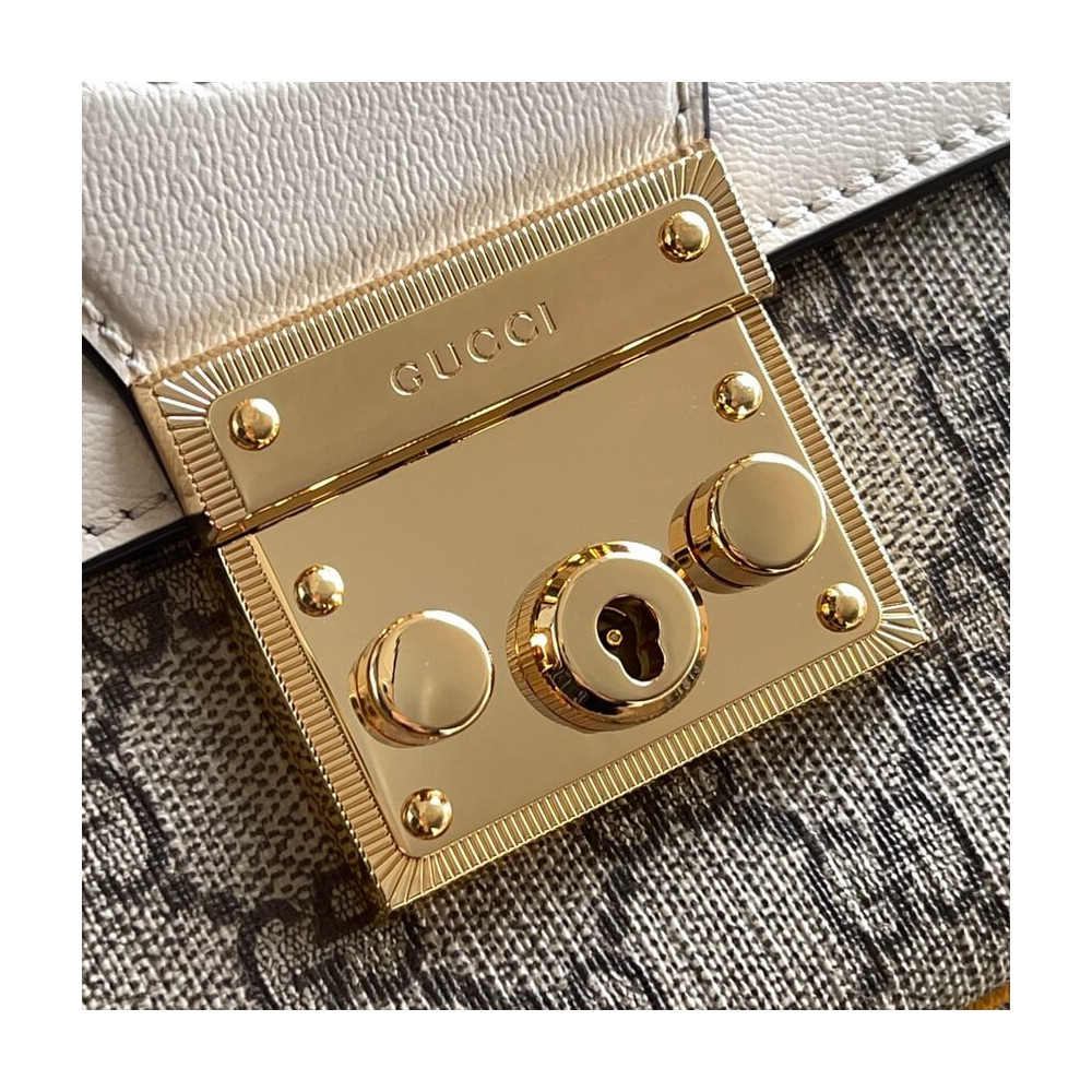 Gucci Padlock Small Shoulder Bag in GG Supreme Canvas 644527